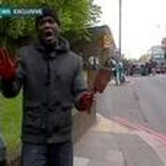 You people will never be safe - the chilling words of man filmed wielding a meat cleaver after 'soldier' is slayed in the street