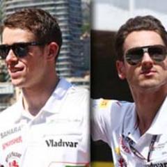 Di Resta shining, Sutil sees the silver lining