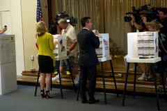Photo: Eric Garcetti Votes in Echo Park