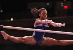 gabby douglas back in the gym and back in west des moines
